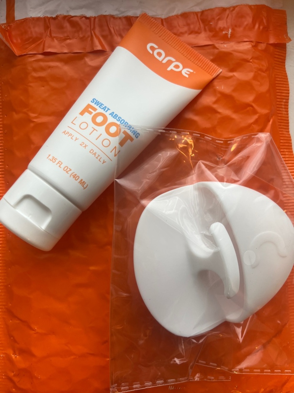 Carpe Sweat-Absorbing Foot Lotion